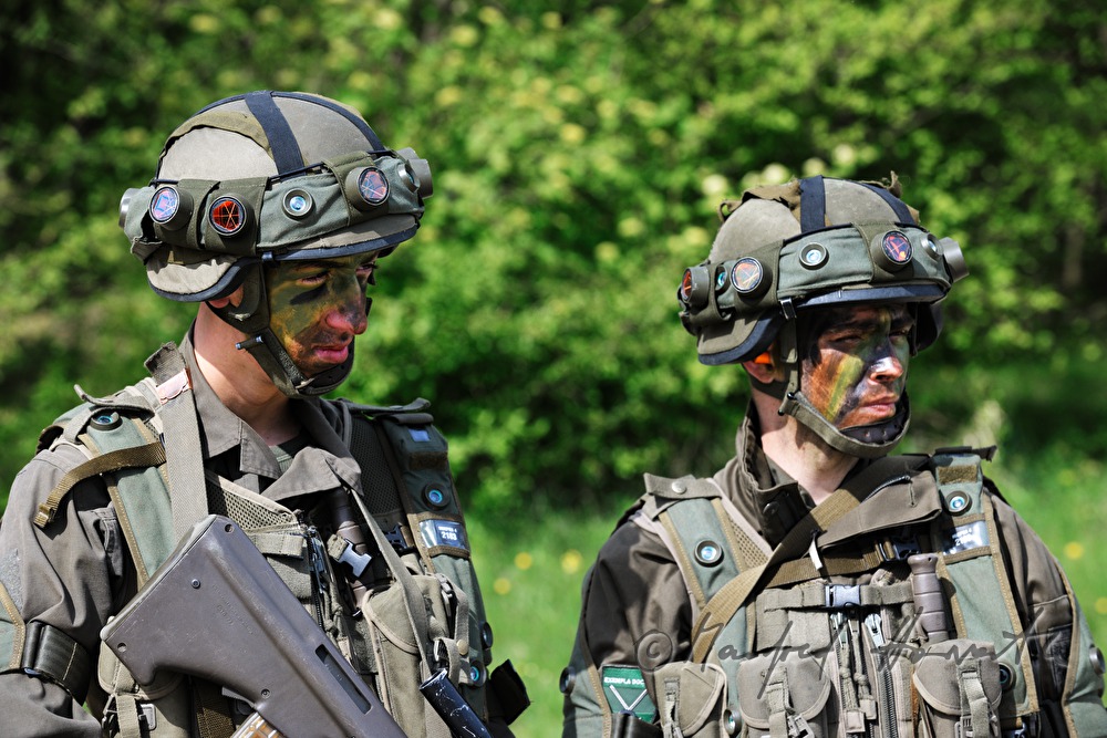Soldaten des Österreichischen Bundesheeres bei Truppenübung