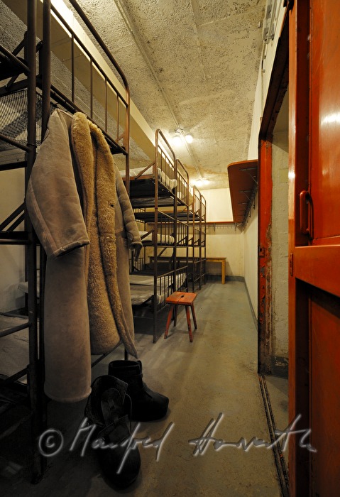 Schlafsaal in Bunkeranlage Ungerberg U3