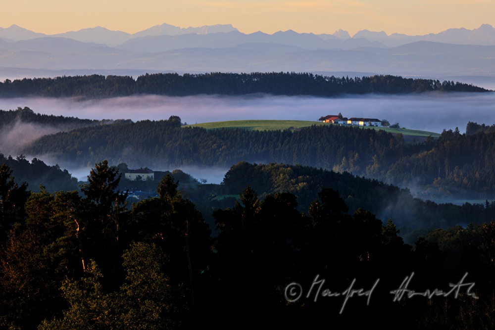 Blick von Pregrabendorf Richtung Süden
