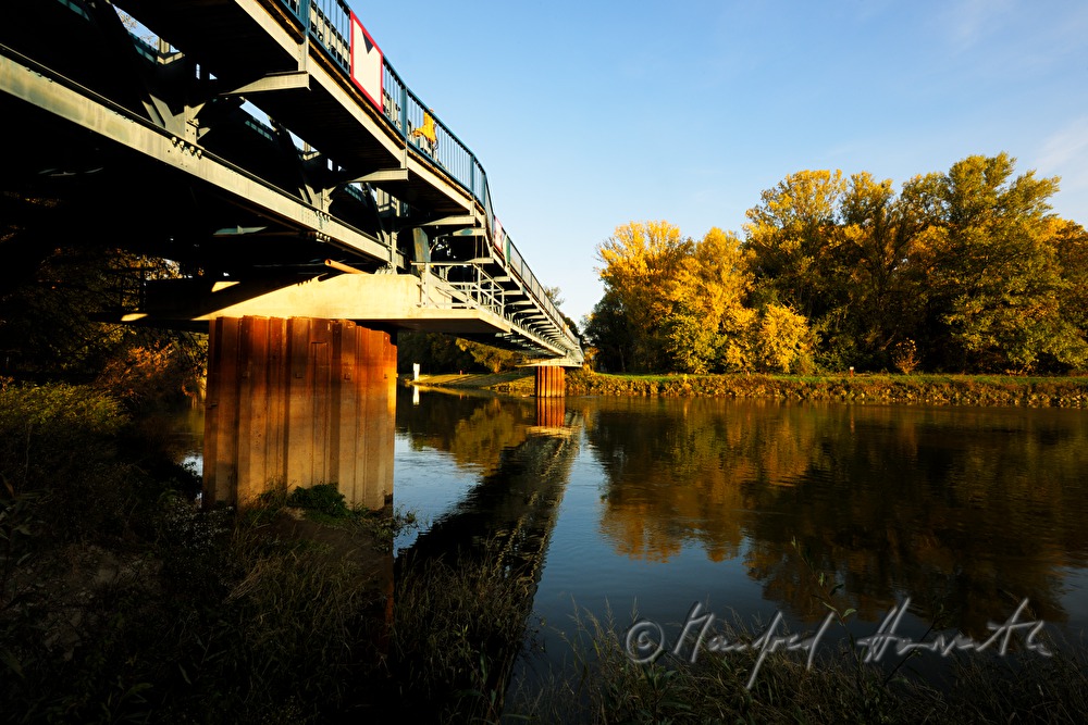 Brücke über die March in die Slowakei