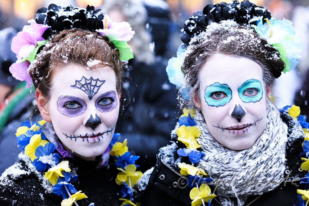 Zombie beim Faschingsumzug