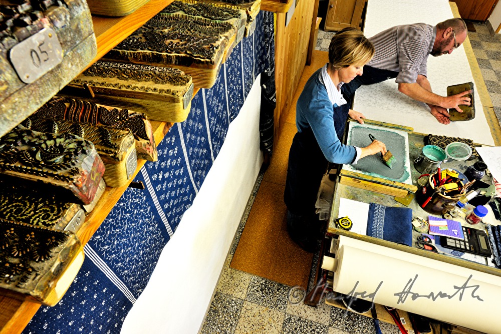 Blaudruck-Werkstatt der Familie Wagner