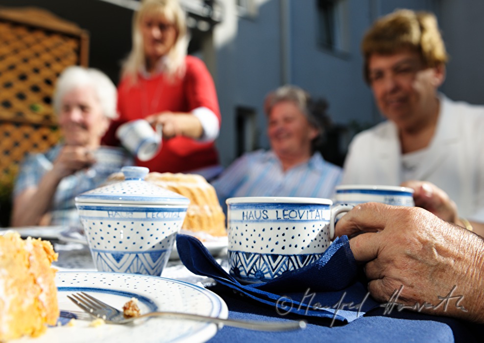 Kaffekränzchen im Altenwohnheim 