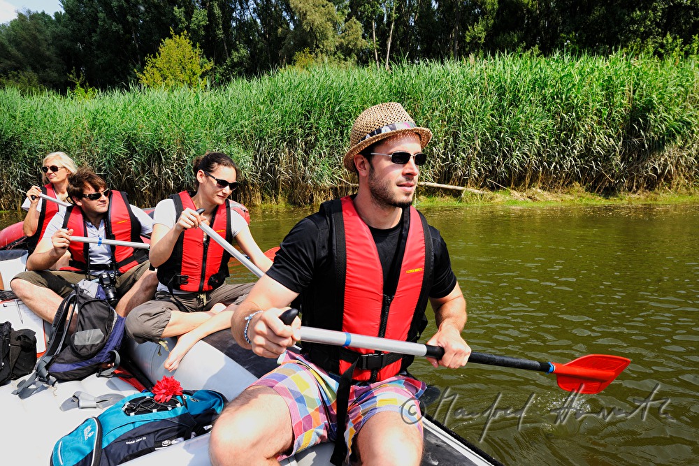 geführte Rafting-Tour mit Rangern des Nationalpark-Zentrums