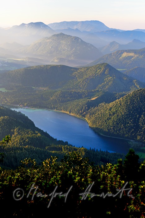Blick von der Gemeindealpe zum Erlaufsee