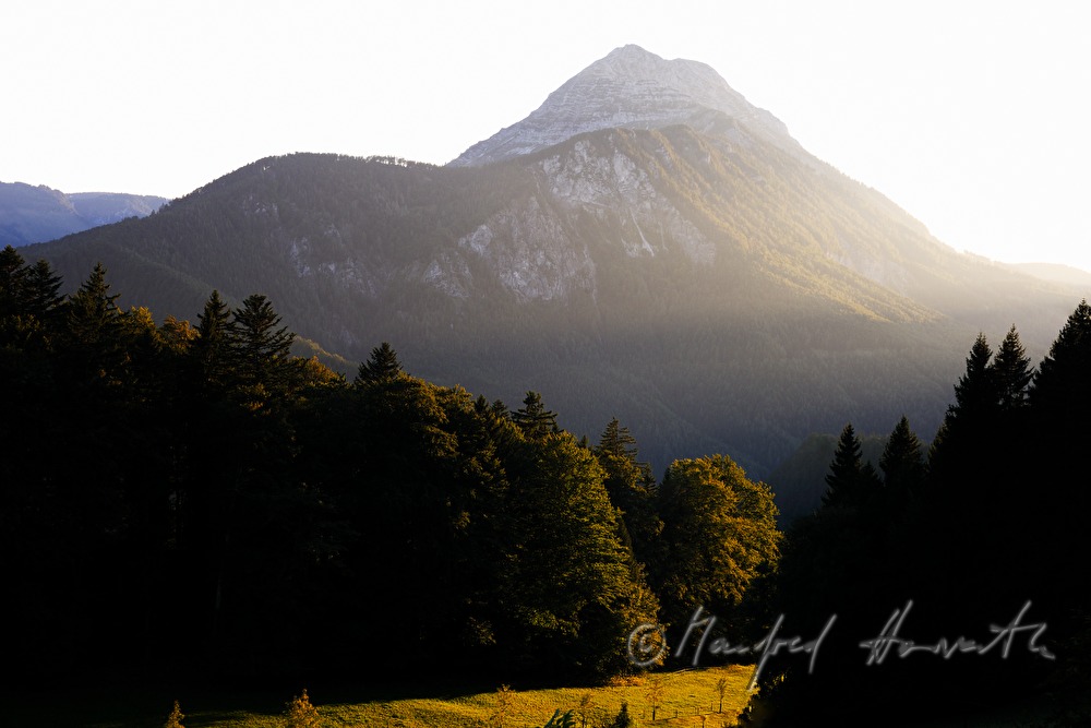 Blick vom Alpenhotel Gösing Richtung Westen