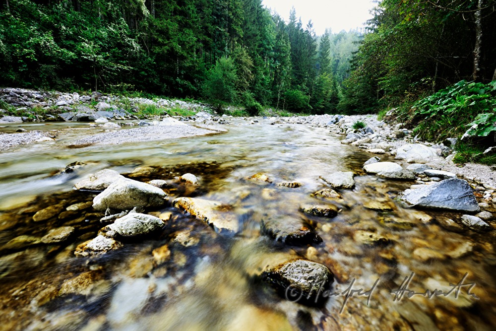 Flussbett der Erlauf in den Hinteren Tormäuern
