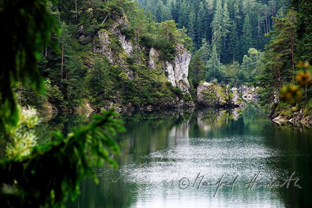 Stausee des Wasserkraftwerkes der EVN