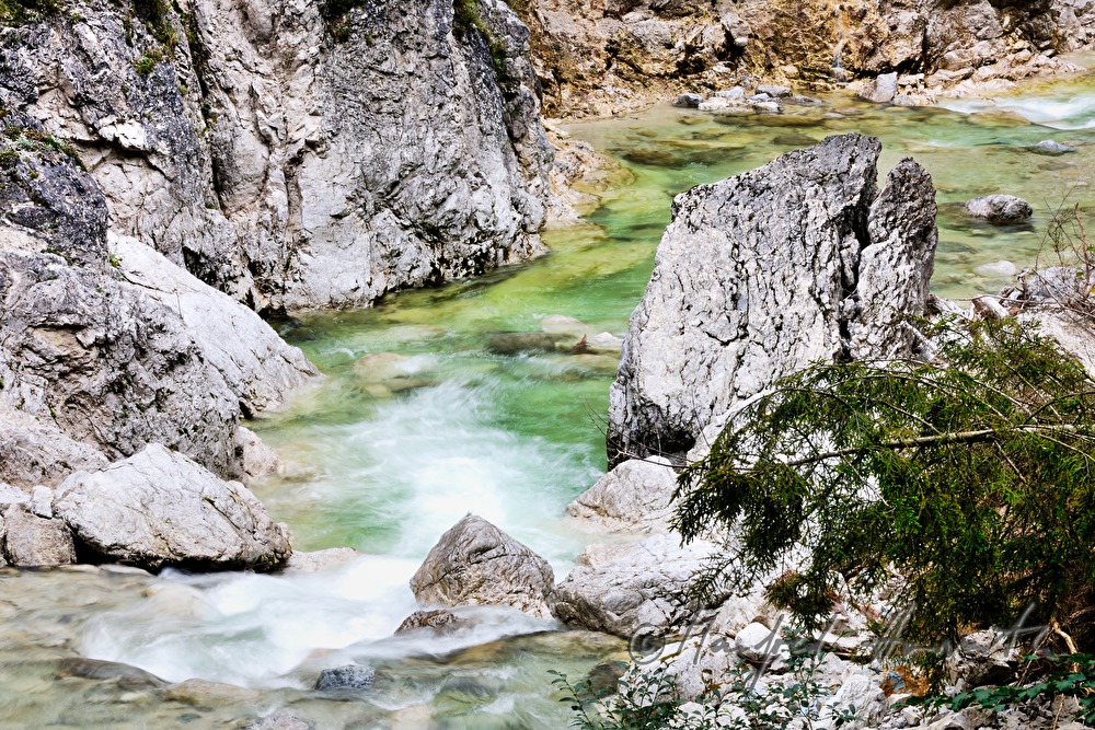 Flussbett der Erlauf in den Hinteren Tormäuern