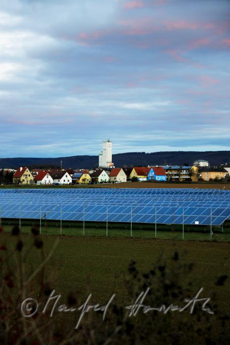 Photovoltaik-Anlage am Stadtrand