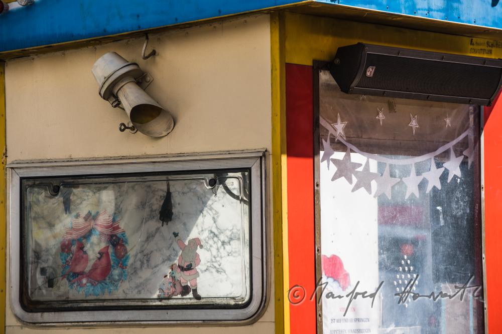 Detail eines Ringelspiels am Hauptplatz