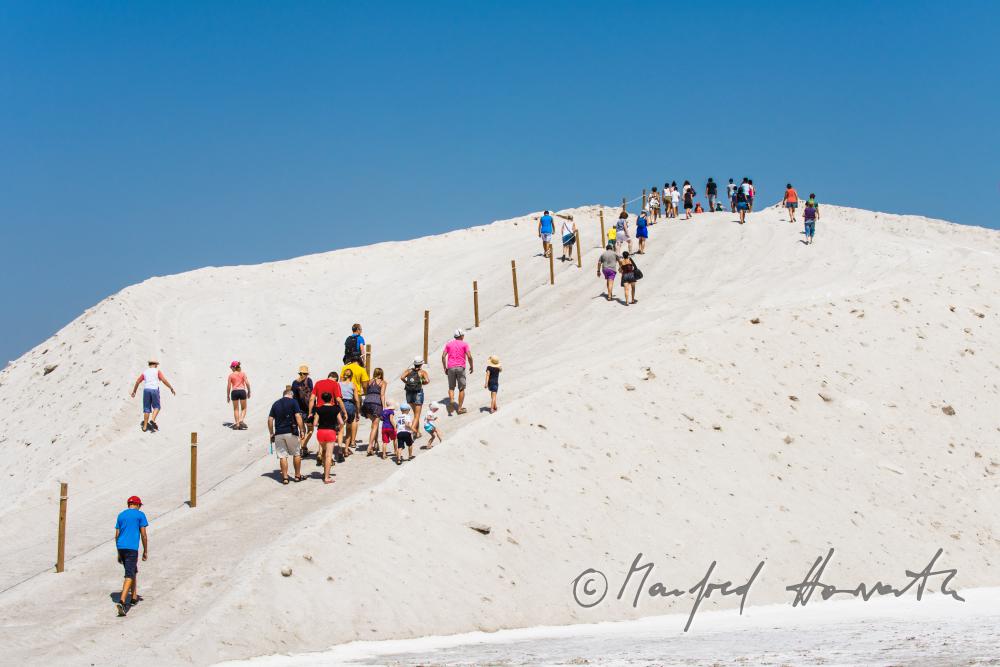 Besucher der Saline  