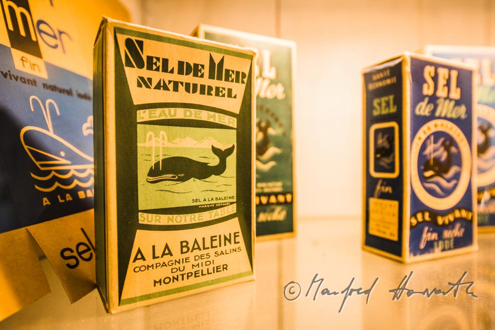 alte Salzpackung im museum der 