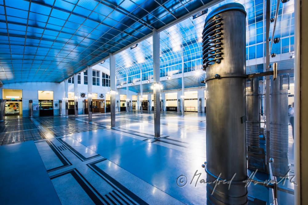 Kassensaal der Wiener Postsparkasse