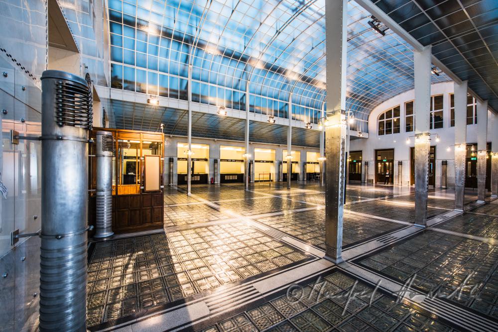 Kassensaal der Wiener Postsparkasse